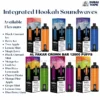 Al-Fakher-Crown-Bar-12k-Puffs-Disposable-Vape-with-Integrated-Hookah-Soundwaves