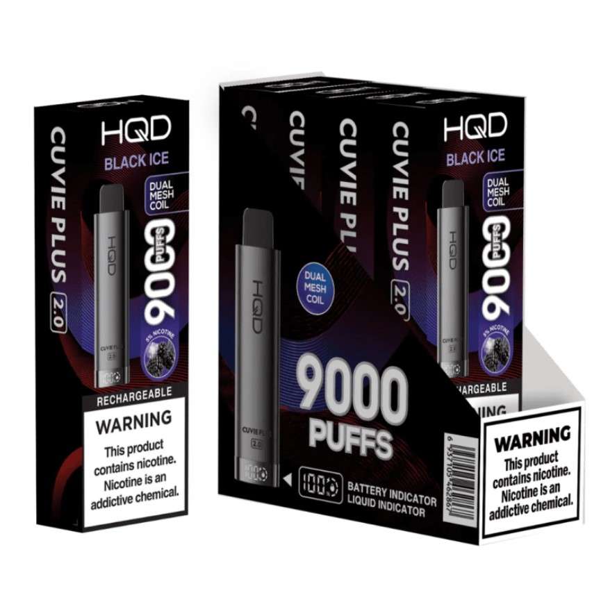 HQD Cuvie Plus 2.0 Disposable Vape 9000 Puffs