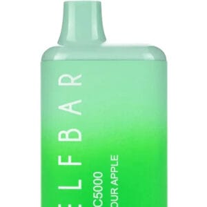 Elf Bar 5000 Sour Apple disposable vape