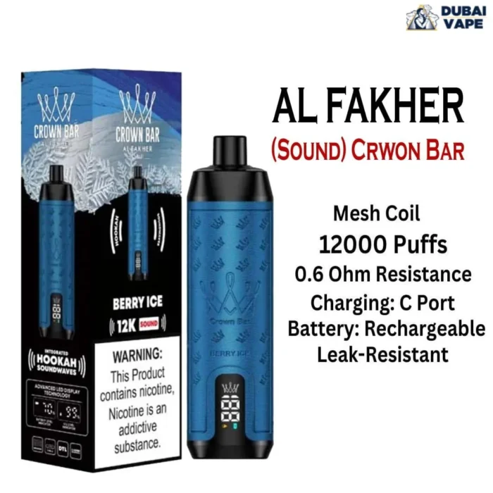 The-New-Al-Fakher-12000-Puffs-Shisha-Hookah-Vape-Al-Fakher-12k-Puffs-Berry-ice-700x700
